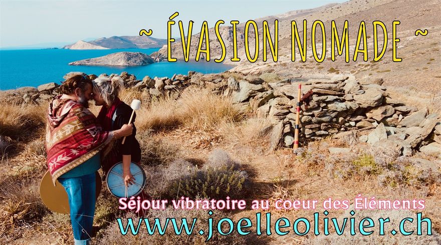 Bienvenus sur notre page : Evasion Nomade - Retraite bien-être en Grèce. Ici sur la presqu'île de Delfini - île de Syros